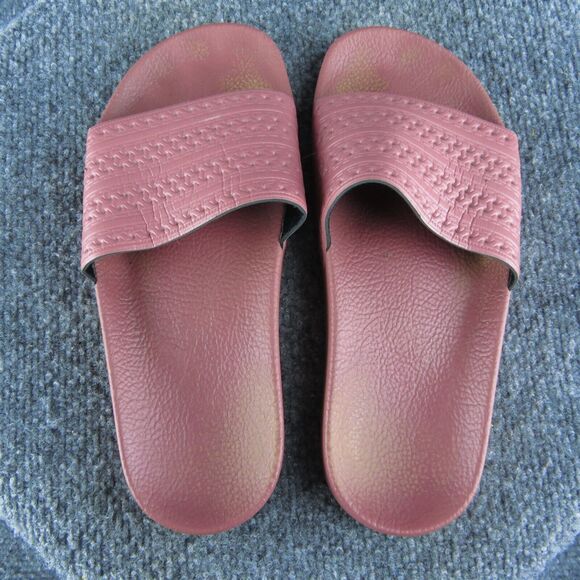 adidas Youth Girls Slide‎ Shoes Size 6 Medium Pink Synthetic Slip On - Picture 6 of 10